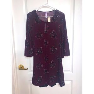 Francesca’s purple sweater dress